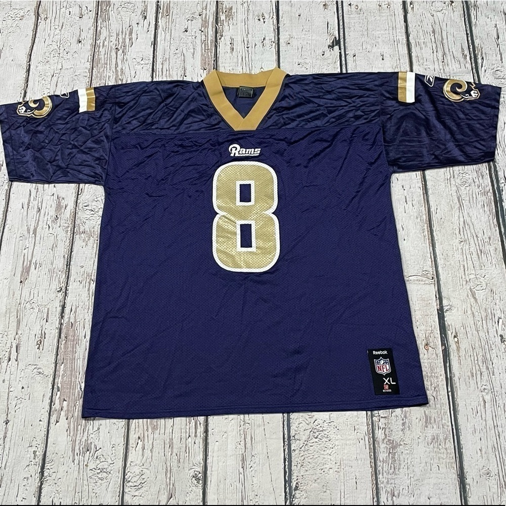 Sam Bradford St. Louis Rams Reebok NFL Football Sports Jersey Shirt
